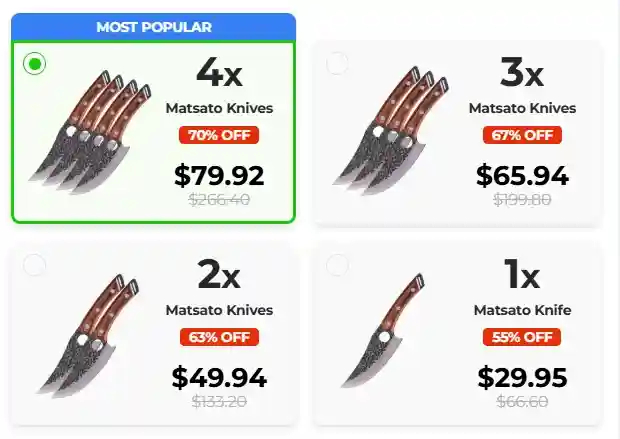 Matsato Knife &mdash; Official Order Page USA 2026